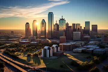 Dallas city skyline