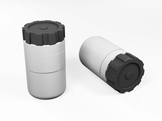 Zwei Dosen mit verschluss 