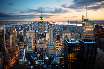 New York city skyline
