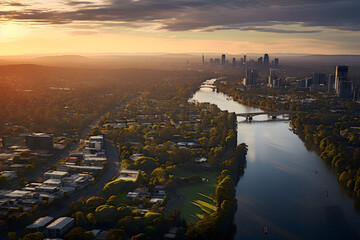 Richmond city skyline