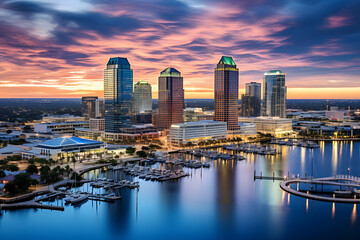 Fototapeta premium Tampa city skyline