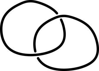 Circles Linked Shape - Graphic Design