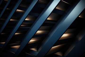 Fototapeta premium Geometric background of minimalist Scandinavian standard, generative IA