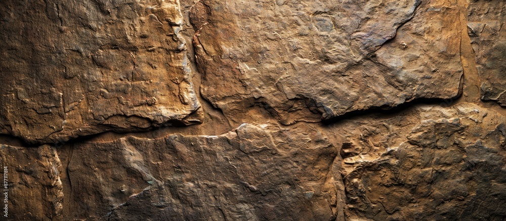 Poster brown sandstone texture for design with copy space image.