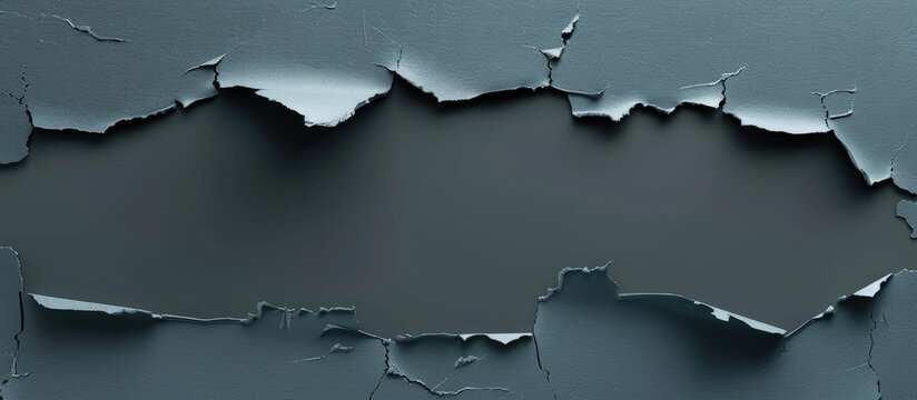 Gray background with cut-out space for sheet of paper, ideal for adding text or images; copy space image.