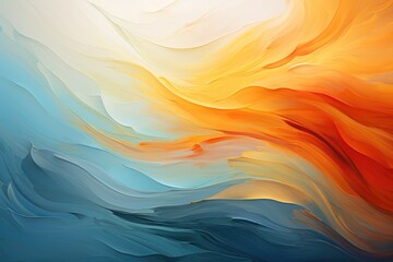 Obraz premium Abstract artistic background brushstrokes oil textured background in modern art , generative IA