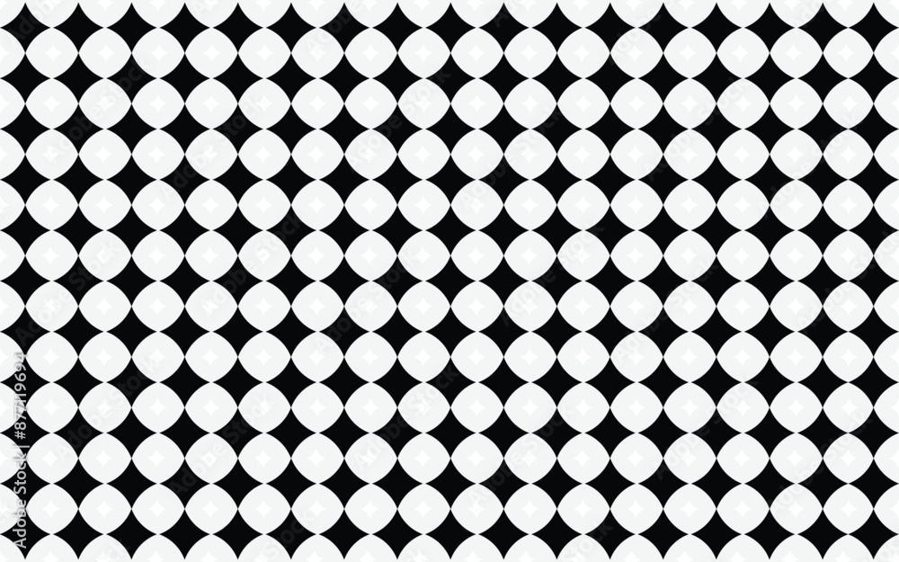 Poster black and white seamless pattern abstract background design for wallpaper. vector seamless pattern. 