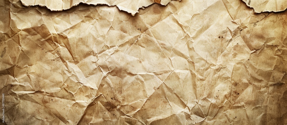 Poster Vintage parchment paper background with horizontal layout for copy space image.