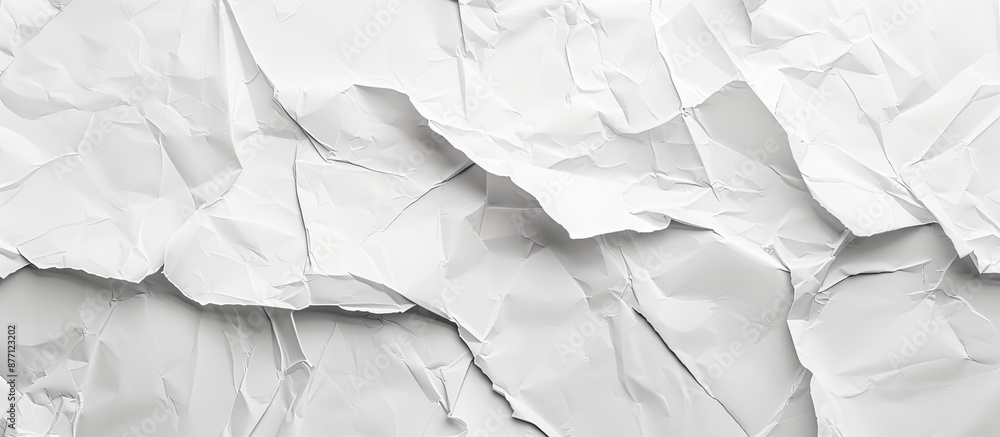 Fototapete background banner wallpaper with a pristine white paper texture for use with copy space image.