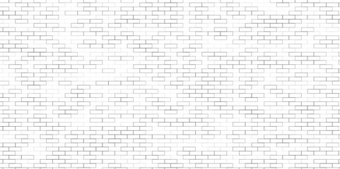 Obraz premium Close up white tiles brick wall texture background. Modern gray block kitchen wallpaper pattern concept. Texture of a brick wall. Abstract background of white brick wall. 
