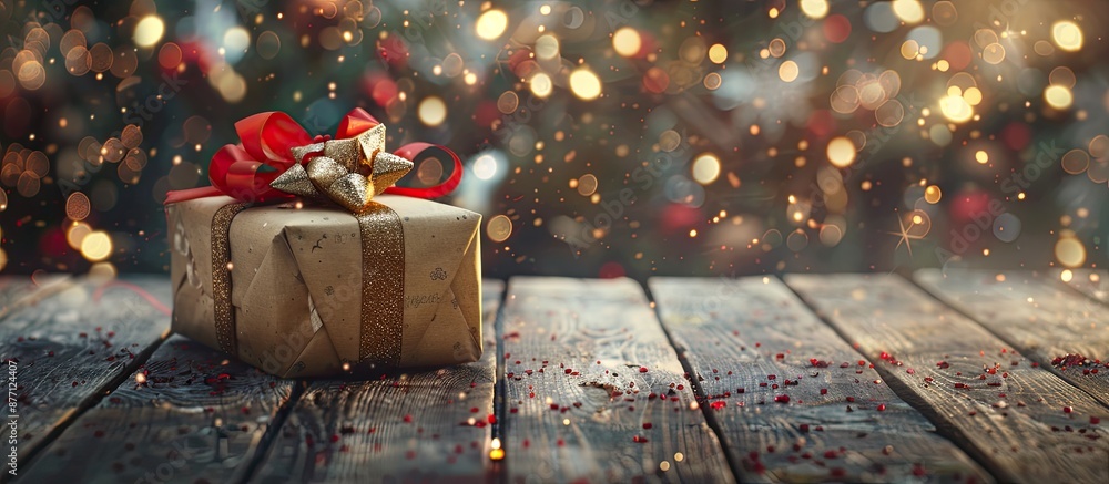 Aufkleber greeting card with a festive message, with available copy space image for your own words.