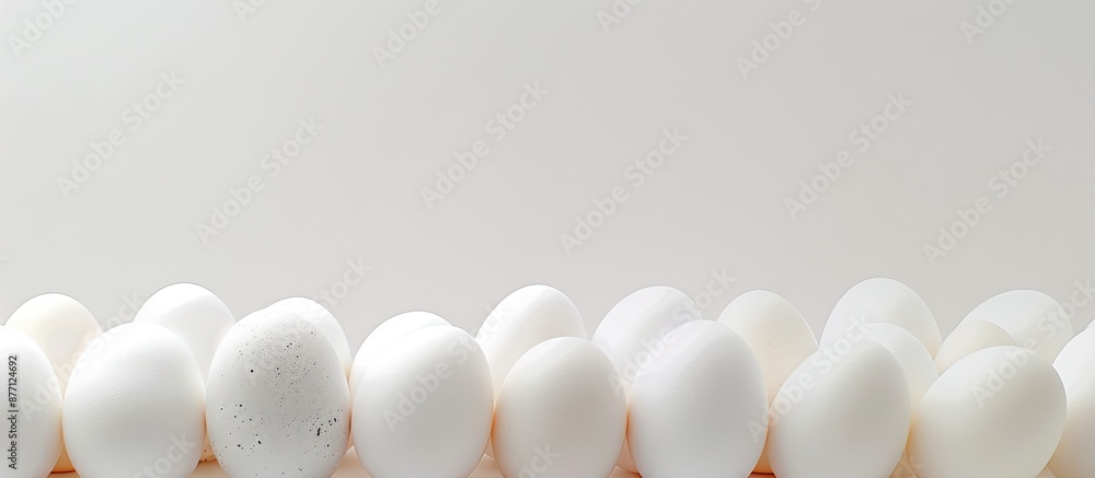 Poster eggs with a lot of copy space image