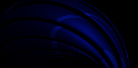 Illustration of Dark Blue Wavy Line Geometric Abstract