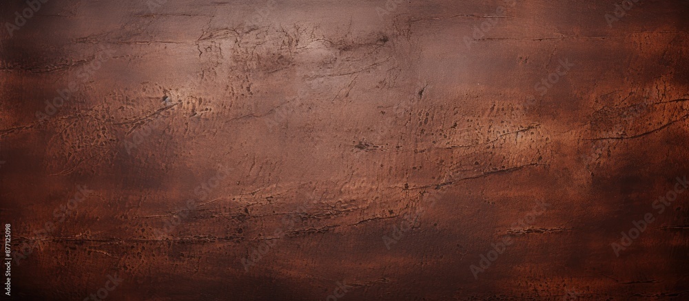 Aufkleber background banner with a rustic, dark brown leather texture perfect for creating a long panorama wit