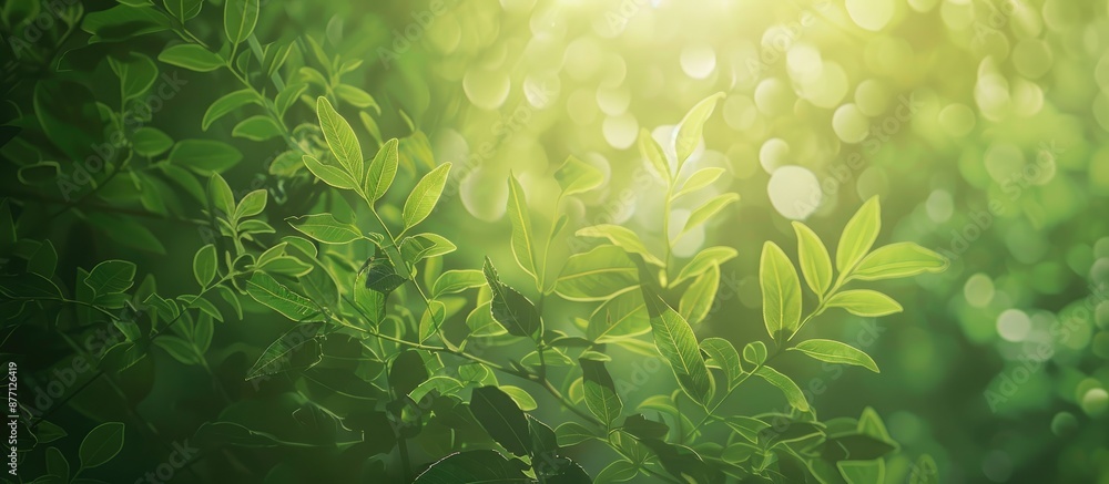 Poster nature-themed abstract and background with copy space image.