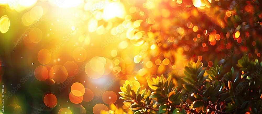 Leinwandbilder blur and bokeh effect are commonly used in photography to create a visually appealing background wit