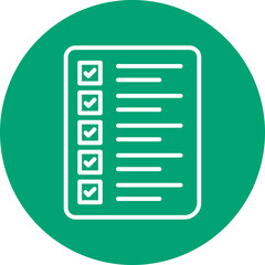 Guidelines line circle icon