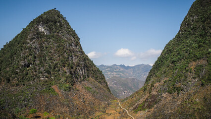The landscape of Ha Giang Province in Northern Vietnam