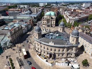 aerial view of Hull Maritime Museum, Queen Victoria Square, Kingston upon Hull