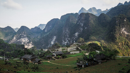 The landscape of Ha Giang Province in Northern Vietnam