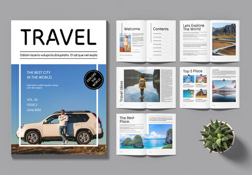 Travel Magazine Template