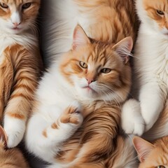 beautiful cat sitting on the sofa