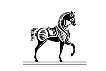 Minimalistic horse