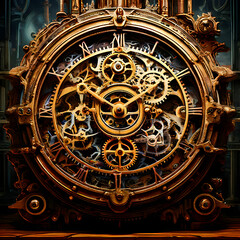 Beautiful and Antique Golden clock
Importance of time
AI Generated