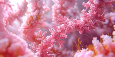 Nature-Inspired Microscopic DNA and Cell Structures in Stunning Art