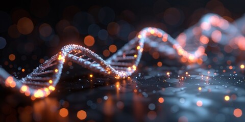 Nature-Inspired Microscopic DNA and Cell Structures in Stunning Art