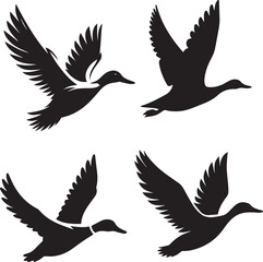 duck silhouette, duck icon, duck vector, 