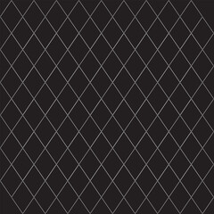 Net texture pattern isolated on black background. Net texture pattern for backdrop and wallpaper. Realistic net pattern with black squares background, vector illustration. EPS 10