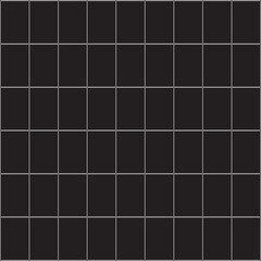 Net texture pattern isolated on black background. Net texture pattern for backdrop and wallpaper. Realistic net pattern with black squares background, vector illustration. EPS 10