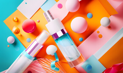 technology-themed beauty graphic concept