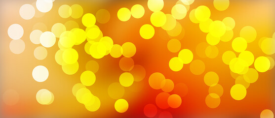 Close up of creative bokeh abstract background with bubbles