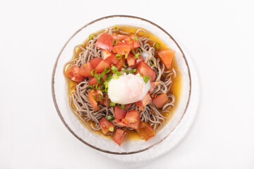 ぶっかけ　トマト蕎麦