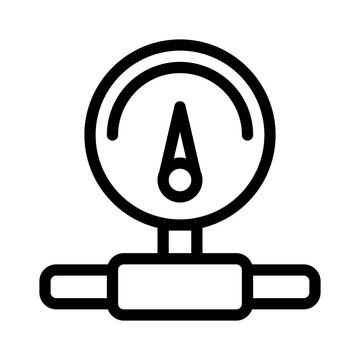 recommend clip art: pressure gauge line icon