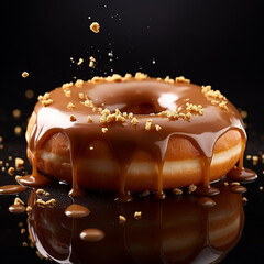 chocolate covered donut