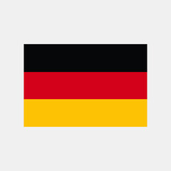 Germany flag icon flat vector design