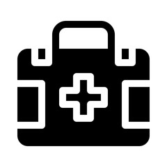 first aid glyph icon