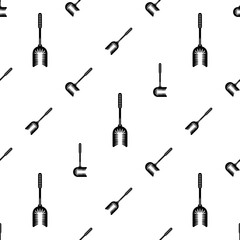 Naklejka premium Chain Cleaning Brush Icon Seamless Pattern M_2407001
