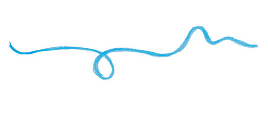 Light blue pencil lines isolated on transparent background.