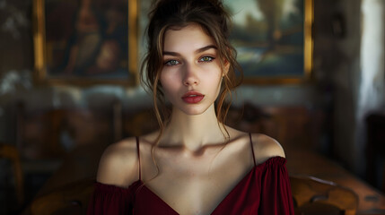 portrait of a beautiful woman