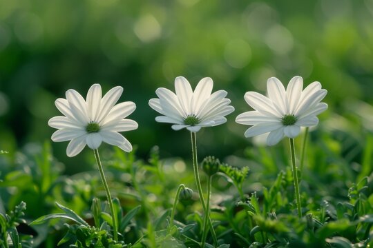 Three Flowers