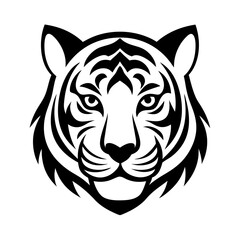 Striking Tiger Logo Icon Vector Illustration