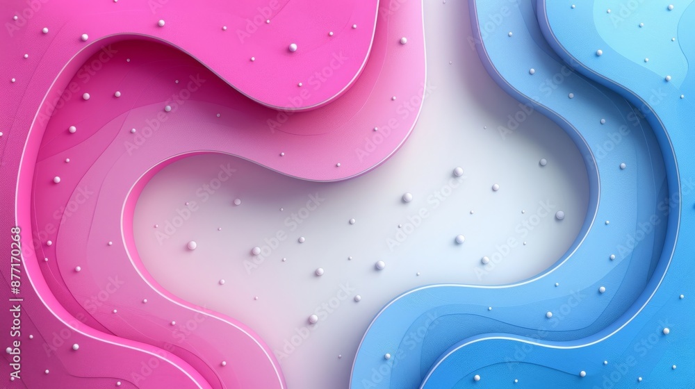 Poster colorful gradient geometric shape isolated in background, abstract background with the mesh color an