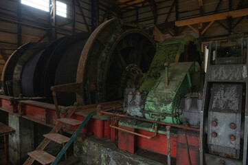 三池炭鉱三川坑「第二巻揚機室跡」