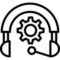 Obraz premium Call Disposition Icon