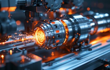 3d metal moulding with cnc machine in factory