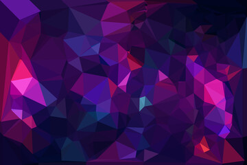 colorful polygon details red green blue wallpaper background 4k